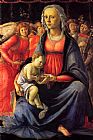 Sandro Botticelli Canvas Paintings - The Virgin and Child with Five Angels